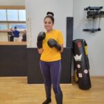 Portrait de Yousra El Abassi, adhérente du Punchistes Savate Club.